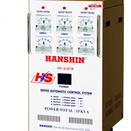 Máy ổn áp HANSHIN 3 pha - Công Ty TNHH TM Và DV Thiết Bị Điện Hà Khôi